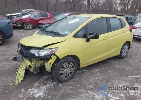 2015 Honda Fit Lx из США, поврежденный, VIN 3HGGK5H57FM734034